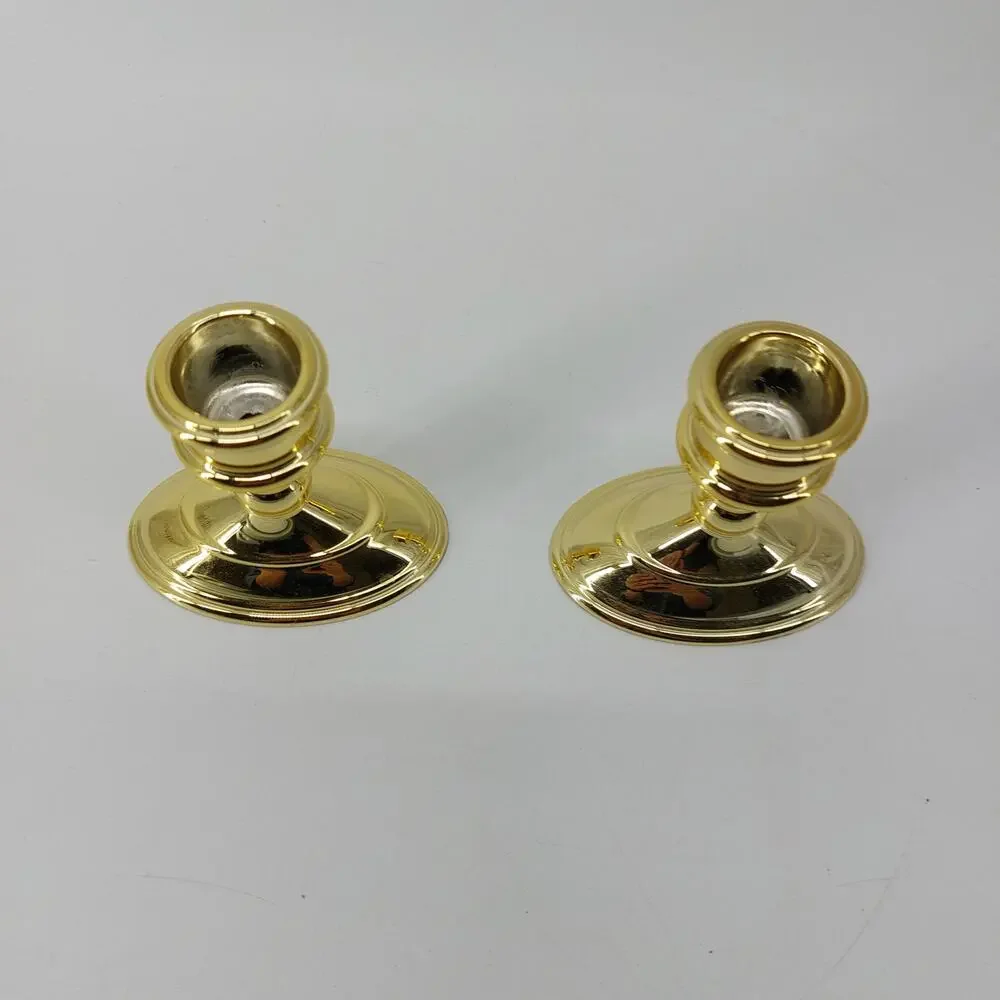 Candle Stick holders Candlesticks Gold Tone Color Home Decor